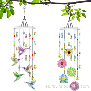 Diy Diamond Wind Chime colgando para niños adultos